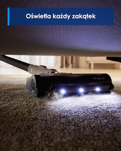 Tineco A30S Cordless Stick Vacuum, 160W Suction, 60min Runtime, 1L Bigger Dustbin, ZeroTangle Brush, Tineco PureCyclone Tech, LED Headlight