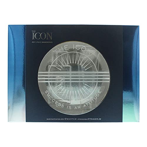 Banderas Antonio The Icon 2 Piece Gift Set: Eau De Toilette 50ml - Aftershave Balm 75ml