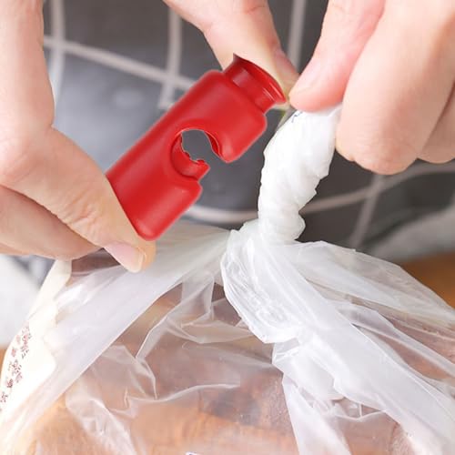 6pcs Food Bags Squeeze Clips, Push-To-Slip Non-Slip Food Bag Clips, Reusableeasy to Squeeze and Lock Bag Clips for Food Storage Suitable for Dried Fruit Food Sandwich Bread Storage(3 colours)