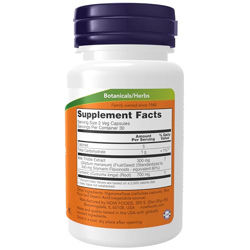 Now Foods - Silymarin Milk Thistle Extract 150 Mg. - 60 Vegetarian Capsules