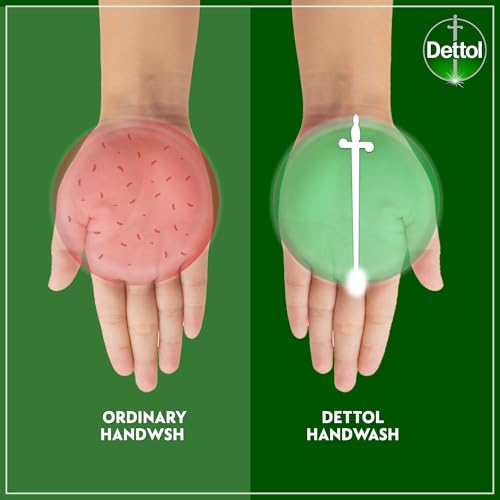 Dettol Handwash Liquid Soap Skincare Pump for Effective Germ Protection & Personal Hygiene, Protects Against 100 Illness Causing Germs, Rose & Sakura Blossom Fragrance, 200ml (Pack of 3)