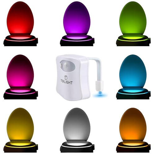 The Original Toilet Bowl Night Light. Motion Sensor Home Gadgets for Men Women Dad Gifts for Men Fathers Day Christmas. Funny Novelty Bathroom Accessory. Birthday Presents. Fun Cool Gadgets Gift