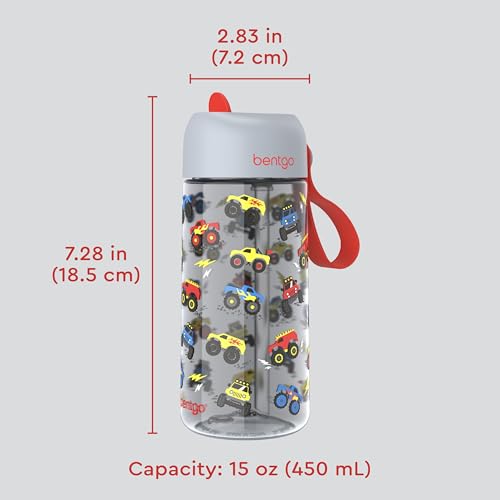 Bentgo - Kinds Water Bottle - Trucks - 450 ml