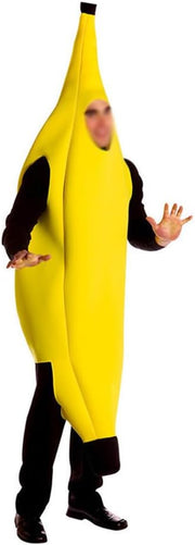 Banana Costume For Adult, Carnival Clothing Jumpsuit Banana Costume For Halloween Christmas Carnival Party (L)