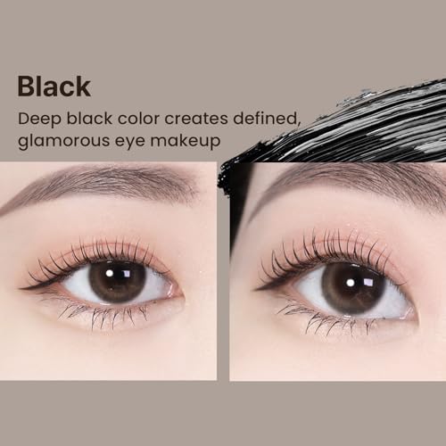 HEIMISH Dailism Smudge Stop Mascara - 0.32 oz/9 g (Curling) | Non-Smudge Curly Mascara | Washable Non-Clumping Waterproof Mascara for Eye Makeup | Kbeauty