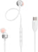 JBL Tune 110 Wired In-Ear Headphones, Deep and Powerful Pure Bass Sound, 1-Button Remote/Mic, Tangle-Free Flat Cable, Ultra Comfortable Fit - Black, JBLT110BLK
