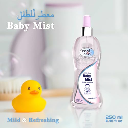 Cool & Cool Baby Mist Cologne 250Ml (Pack of 3) Alcohol Free,Paraben Free, Glycerin, Mild And Refreshing-750 ML