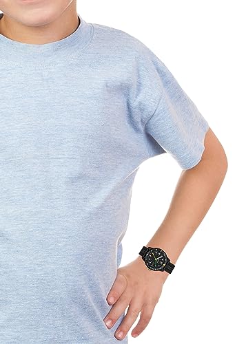 Lacoste Mini Tennis Black Dial, Black Silicone Watch - 2030052