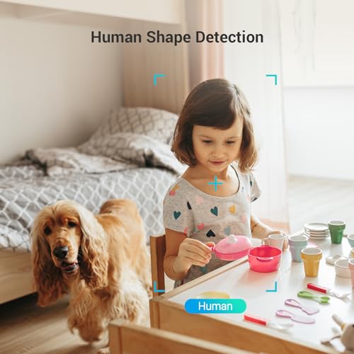 EZVIZ Security Camera CP1 Pro, 4MP CCTV Camera for Home, 360° Indoor Camera, Baby Monitor with Color Night Vision, Human Shape & Loud Noise Detection with Auto-Tracking, Two-Way Audio, Dual-Band Wi-Fi