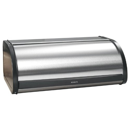 Brabantia Roll Top Bread Box, Medium - Matte Steel 348907