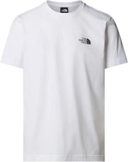 Mens M MOUNTAIN SKETCH SS TEE TOPS (pack of 1) - White