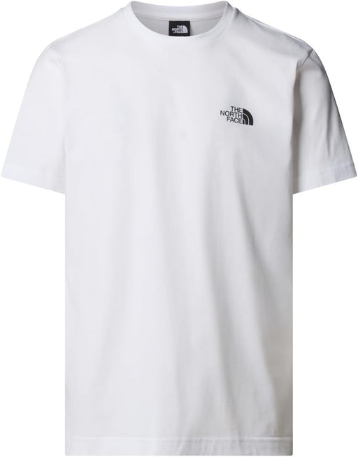 Mens M MOUNTAIN SKETCH SS TEE TOPS (pack of 1) - White