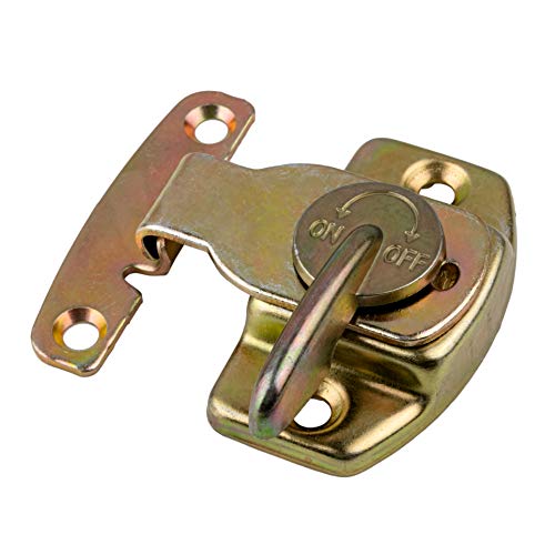 UNIQANTIQ HARDWARE SUPPLY Brass Plated Table Leaf Lock - Dining Table Leaf Latches - Table Buckle Connectors - Table Locks for Leaves - Antique Furniture | TL-8