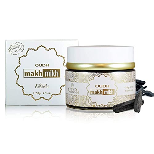 Nabeel Perfumes Oudh Makh Mikh Incense Solid Perfume For Unisex, 60 gm