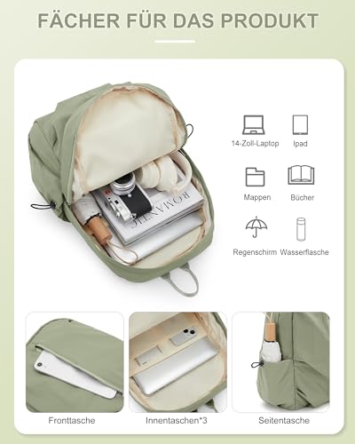 livbote School Backpack Teenager Backpack School Women Men Waterproof Lightweight Daypack Daypack Travel Backpack for Girls Boys