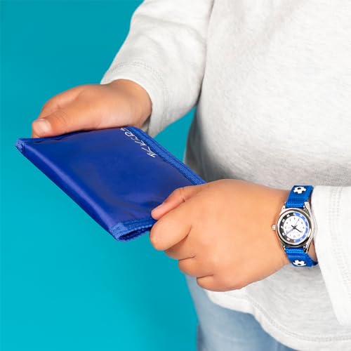 Tikkers Boys Blue Canvas Rip Strap Time Teacher Football Watch