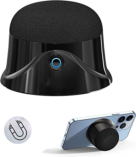 1 PCS Portable Magnetic Small Bluetooth Speaker, 5W Stereo Sound, Deep Bass, 9H Playtime, TWS Pairing Speaker for Home, Outdoor Travel, Golf Carts, Support for iPhone 12/13/14