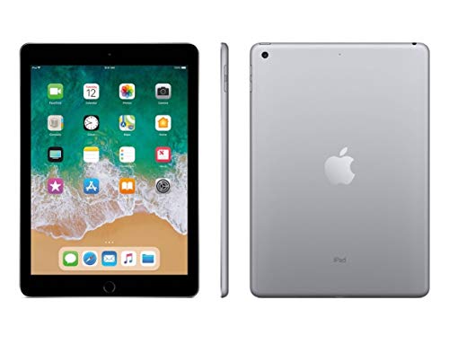 Apple iPad 9.7inch with WiFi 32GB- Space Gray (2017 Model) (Renewed) (Renewed)