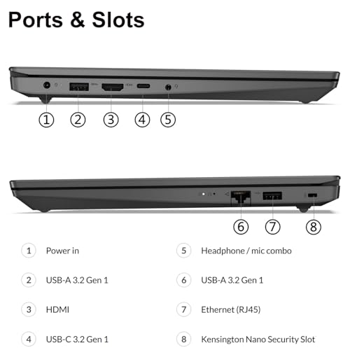 Lenovo V15 G4 15.6" FHD Business Laptop Computer, 13th Gen Intel Octa-Core i5-13420H up to 4.6GHz (Beat i7-1355U), 16GB DDR4 RAM, 512GB PCIe SSD, WiFi, Bluetooth 5.2, RJ-45, Windows 11 Pro, Befectoy