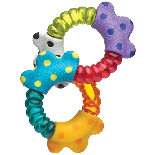 Playgro Click & Twist Rattle – Engaging Rattle Baby Toy for Development and Sensory Play, 0+ Months