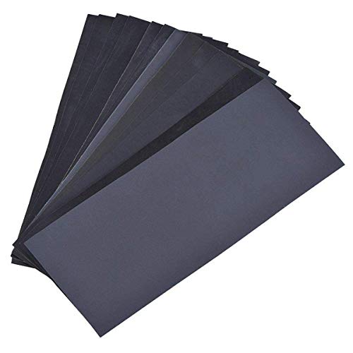 Other Sandpaper - Full Kit, Paper Back, Silicon Carbide Material, 3000 Grit, Compatible with Wood, Metal, Plastic, Orbital Sander, Drum Sander, Belt Sander, Angle Grinder, Die Grinder