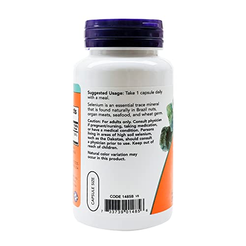 Now Foods Selenium 200Mcg Vcaps. 90'S
