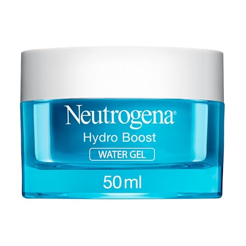 Neutrogena Face Moisturizer Water Gel, Hydro Boost, Normal To Combination Skin, Lightweight and Oil-free, 100% Alcohol Free, suitable for sensitive skin, 50 ml