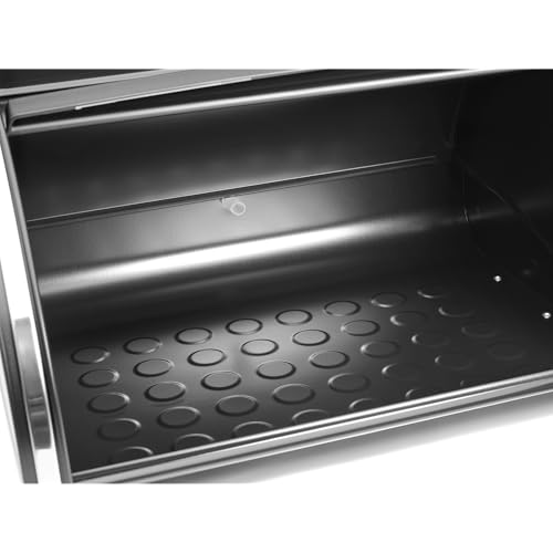 Brabantia Roll Top Bread Box, Medium - Matte Steel 348907