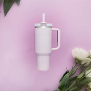 Quencher H2.0 Flowstate Tumbler Stainless Steel Vacuum Insulated Tumbler With Lid and Straw - For Water, Iced Tea, Coffee And More (BubbleGum)