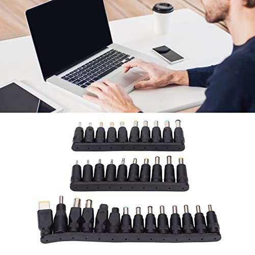 Bewinner Laptop DC Power Adapter Kits 34 PCS Universal Power Plugs 5.5mmx2.1mm Universal Laptop Power Connector Adapter Computer Accessories