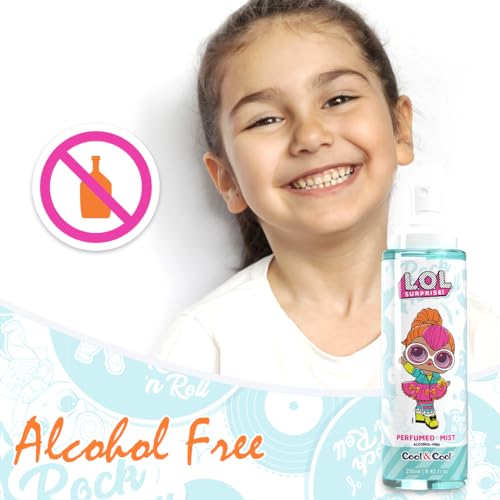 Cool & Cool LOL Surprise Neon Qt Alcohol Free Kids Perfumed Mist 250ml