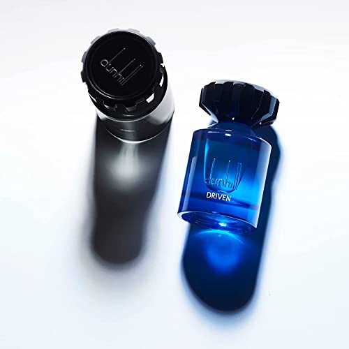 Alfred Dunhill Driven Black 3 Piece Gift Set For Men - Eau de Parfum Cologne Spray 3.4 Fl. Oz. & 0.5 Fl. Oz, and Shower Gel 3.0 Fl. Oz.