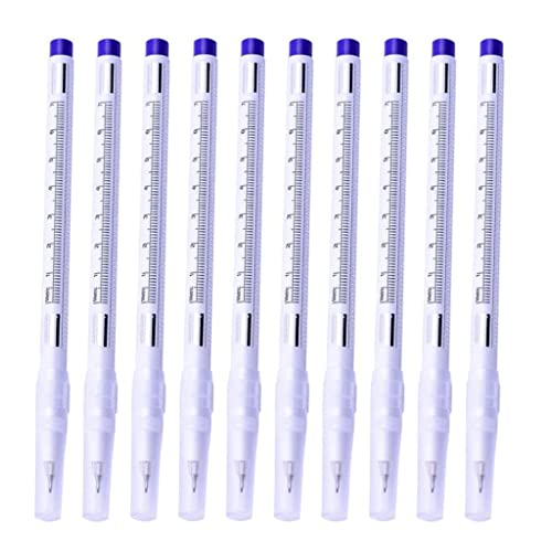 WANGCL Skin Marker Pen, 10pcs Tools Accessories for Eyebrow Marker Tattoo Piercing Positioning