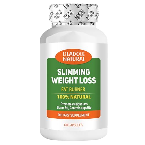 Oladole Natural Slimming Weight Loss Diet Pills, Non-Prescription Weight Management Aid, Powerful Fat Burning and Appetite Suppression - Excellent for Keto Diet 60 Capsules
