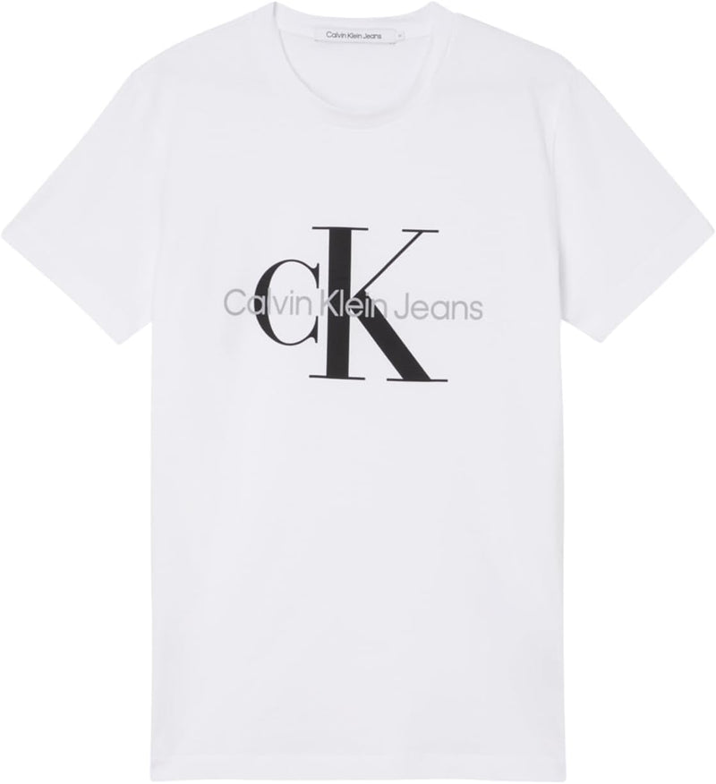 Mens S/S CREW NECK Pajama Top - Bright White