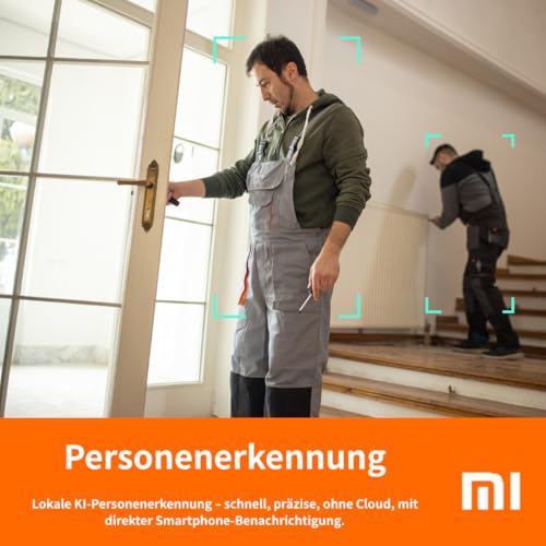 Xiaomi Smart Camera C301 | 3MP (2304 * 1296) resolution | Infrared Night Vision | 360� horizontally and 107� vertically | Human Detection | protecting privacy | two-way voice calls