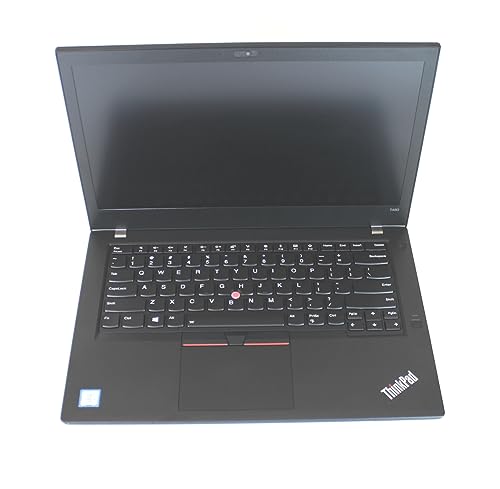 Lenovo ThinkPad T480 14" FHD Touchscreen Business Laptop | Core i5 - 8250U - 8th Gen | 8GB DDR4 RAM | 256GB SSD | Windows 10 Pro (Renewed)