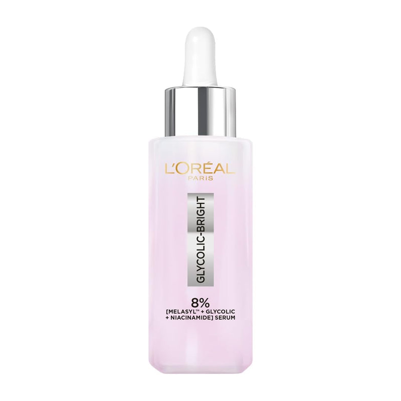 L’Oréal Paris Melasyl Glycolic Acid and Anti Dark Spot Face Serum with Niacinamide, Instant Glow 30 ml