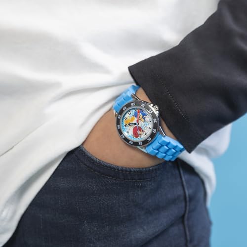 Sonic Boy's Analog Quartz Watch with Silicone Strap SNC9038