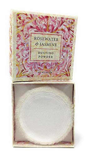 Creip Greenwich Bay Trading Co. Dusting Powder, 4 Ounce, Rosewater & Jasmine - 2 PACK
