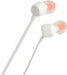 JBL Tune 110 Wired In-Ear Headphones, Deep and Powerful Pure Bass Sound, 1-Button Remote/Mic, Tangle-Free Flat Cable, Ultra Comfortable Fit - Black, JBLT110BLK