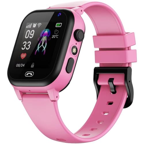 Kids Watch Best Kids Watch Gift for 4+ age with 24 Puzzle Games Camera Music Player Pedometer Alarm Clock Calculator Torch, 12/24 hr Girls Watches, Birthday Gifts Toys for Kids