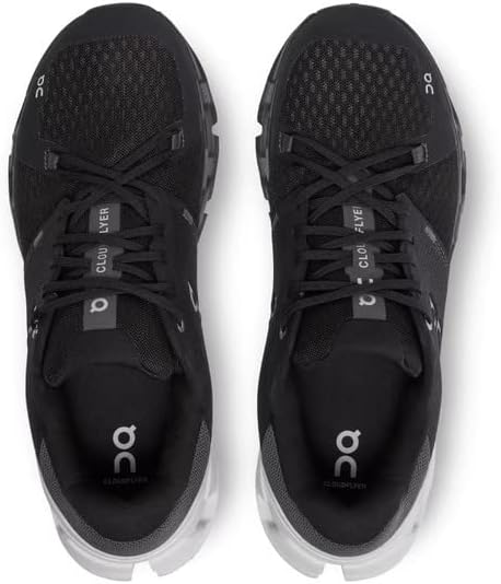 ON Men's Cloud 5 Sneakers, Black/White, 12