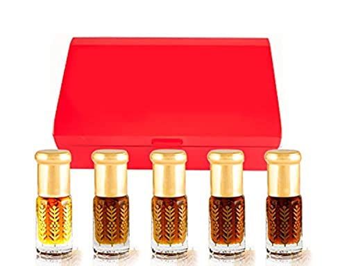 Attar Khalij Sheikh Five Pieces Gift Set for Men and Women 15ML