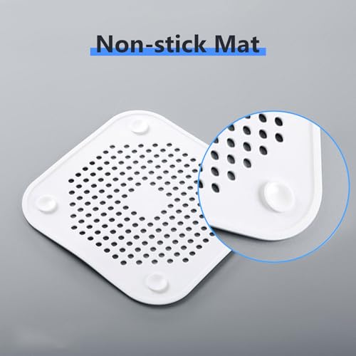ZUERST 4-Pack Floor Drain Cover. Anti-smell,Hair Catcher, Insect-proof. Shower Drain Stopper for Bathroom, Laundry, Kitchen, Garden.etc