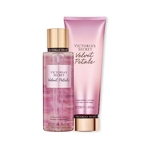 VICTORIA'S SECRET New! VELVET PETALS Fragrance Mist + Lotion Set