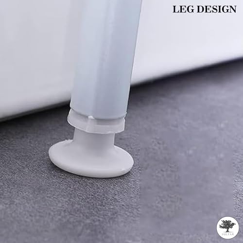 Sulfar Bathroom Storage Shelf 3 Tier, Toilet Storage Rack Easy To Assemble Toilet Bathroom Shelf No Drilling Toilet Organizer Bathroom Shelves (White)