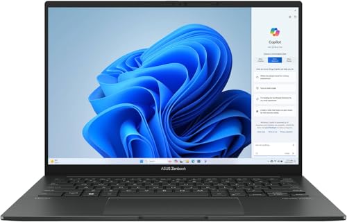 ASUS Zenbook Q415MA 14 OLED Ultrabook Laptop, Intel Core Ultra 5-125H Intel AI Boost NPU, 8GB RAM, 512GB SSD, 14" WUXGA OLED Touchscreen, Intel Graphics, Backlit Kb, Windows 11, Jasper Gray