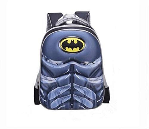Han edition animation cartoon 3 d batman children primary school pupil's school bag boy backpack grey