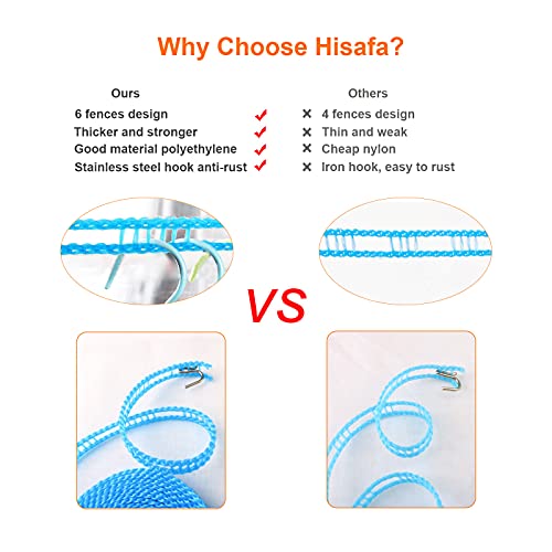 Clothesline, Windproof Non-slip Camping Clothesline, Durable Travel Clothes Line Rope, Portable Clothes Drying Line, Heavy Duty Laundry Line, Length Adjustable Clothing Line Outdoor Indoor, 16.4 Feet